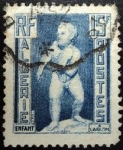 Stamps Algeria -  Estatua de niño
