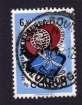 Stamps : Africa : Republic_of_the_Congo :  LE MONDE UNI CONTRE LE PALUDISME