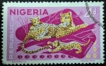 Stamps Africa - Nigeria -  Leopardos