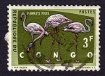 Stamps Republic of the Congo -  FLAMANTS ROSES