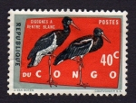 Stamps : Africa : Republic_of_the_Congo :  CIGOGNES A VENTRE BLANC
