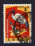 Stamps : Africa : Republic_of_the_Congo :  IBIS SAGRE