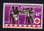 Stamps Rwanda -  CRUZ ROJA  