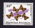 Sellos de Africa - Rwanda -  COLOTIS AURIGINEUS BTLR.