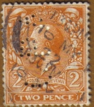 Stamps United Kingdom -  REY GEORGE V