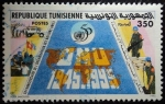 Stamps : Africa : Tunisia :  50 Aniversario de la Naciones Unidas
