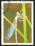 Stamps Morocco -  SAHARA OCCIDENTAL  LIBELULAS