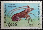 Stamps : Africa : Tunisia :  Langosta