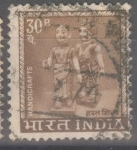Stamps India -  INDIA_SCOTT 414 PAREJA CERAMICA