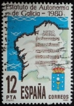 Stamps Spain -  Estatuto de Autonomía de Galicia