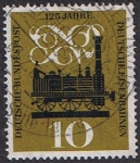Stamps : Europe : Germany :  FERROCARRILES ALEMANES