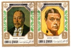Stamps : Asia : United_Arab_Emirates :  Air Mail-GEORGE V  Y  EDWARD VIII