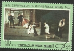 Stamps North Korea -  Escena de Teatro