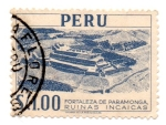 Stamps Peru -  FORTALEZA de PARAMONGA