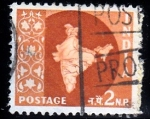 Stamps India -  Mapa de India