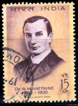 Stamps : Asia : India :  Dr. W.M. Haffkine (1860-1930)