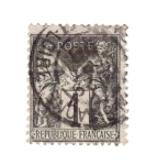 Stamps : Europe : France :  types-sage-(Type II)