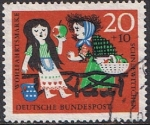 Stamps Germany -  AL SERVIVIO DE LA HUMANIDAD, 