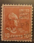 Stamps United States -  john tyler