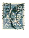 Stamps France -  Mouchon Types II