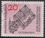 Stamps Germany -  ABADIA DE OTTOBEURUN