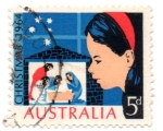 Stamps Australia -  NAVIDAD-1964