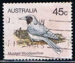 Stamps Australia -  Masked Woodswallow
