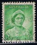 Stamps Australia -  Scott  180  Reina Elizabeth