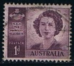 Sellos de Oceania - Australia -  Scott  210  Princesa Elizabeth