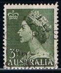 Sellos de America - Argentina -  Scott  257  Reina Elizabel II