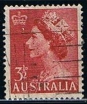 Sellos de Oceania - Australia -  Scott  258  Reina Elizabelth