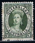 Sellos de Oceania - Australia -  Scott  338  Reina Victoria