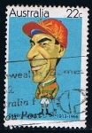 Stamps Australia -  Scott  772  Jockey Darby Munro