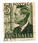 Stamps Australia -  JORGE VI