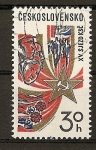 Stamps Czechoslovakia -  XV Congreso del Partido Comunista Checo.