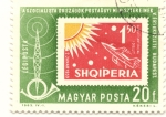 Stamps : Europe : Hungary :  LAnzamiento de satelite artificial 1959