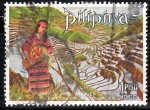 Sellos de Asia - Filipinas -  Plantación arroz