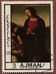 Stamps United Arab Emirates -  AJMAN  - Pintura religiosa