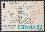 Stamps : Europe : Spain :  Copa Mundial de Fútbol ESPAÑA 1982. Ed 2570