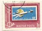 Stamps Hungary -  VENUS RAKETA 1961 Sonda a Venus