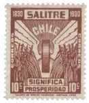 Stamps Chile -  CENTENARIO DE LA EXPORTACION DEL SALITRE