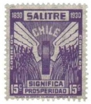 Stamps Chile -   CENTENARIO DE LA EXPORTACION DEL SALITRE