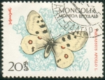 Stamps : Asia : Mongolia :  Mariposa