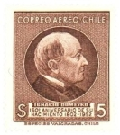 Stamps Chile -  IGNACIO DOMEYKO 150 AÑOS DE SU NACIMIENTO