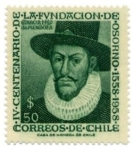 Stamps Chile -  IV CENTENARIO DE LA FUNDACION DE OSORNO