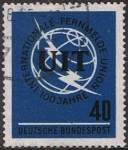 Stamps Germany -  CENTENARIO DE LA U.I.T.