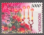Stamps Indonesia -   INDONESIA_SCOTT 1944.02 NAVIDAD 2001