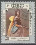 Stamps Laos -  LAOS_SCOTT 549 RETRATO DE SEÑORITA POR ZURBARAN