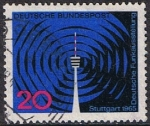 Stamps Germany -  EXPOSICIÓN NACIONAL DE RADIO Y TELEVISIÓN