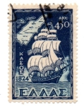 Stamps : Europe : Greece :  Vollier de 1821 et corte de I